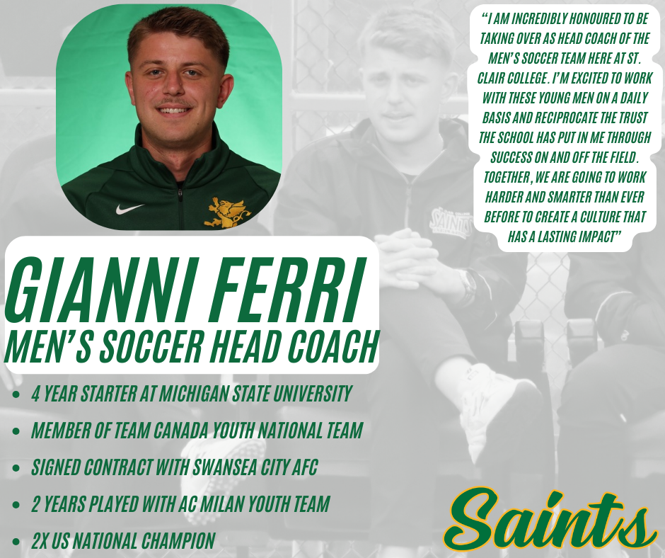 Ferri Named Head Coach of Men's Soccer